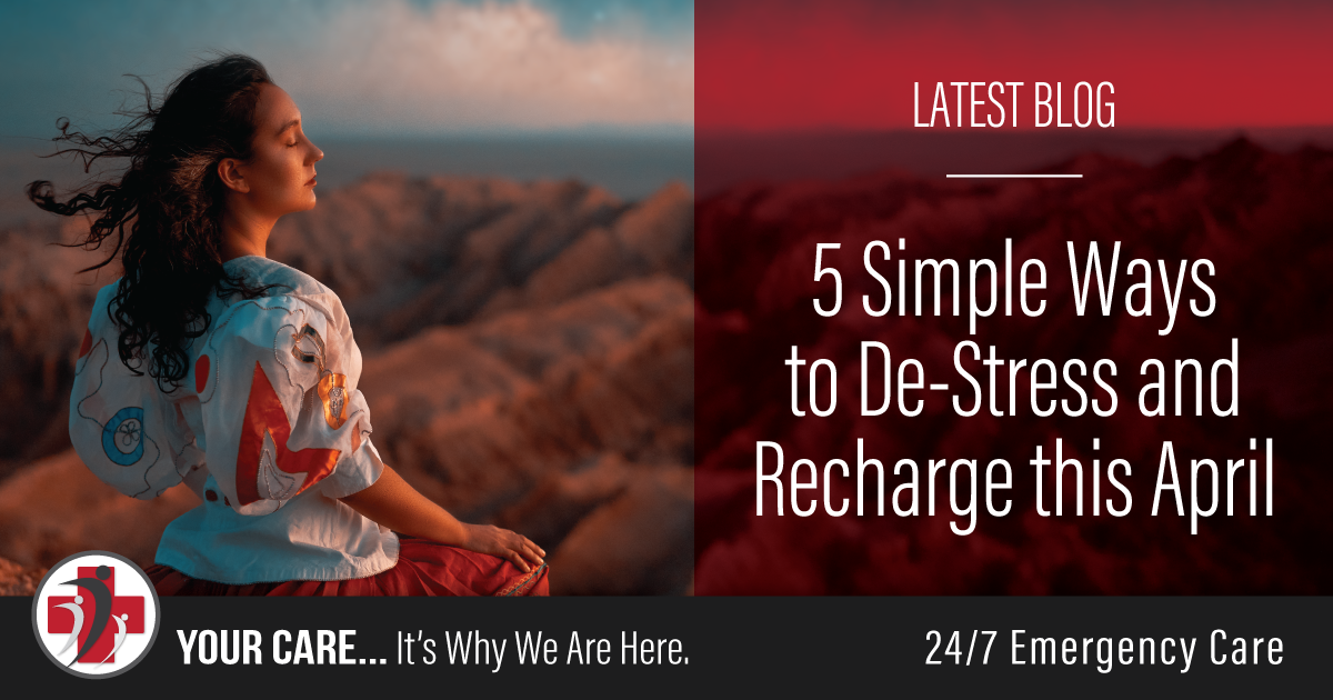 5 Simple Ways to De-Stress and Recharge this April